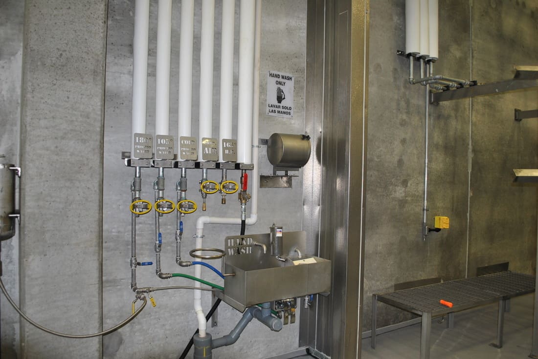 Heat exchanger and mechanical piping installation
